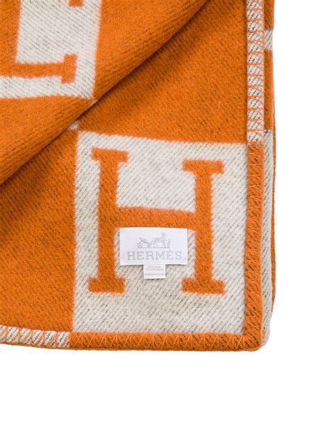 hermes blanket orange|Hermes throw blanket etsy.